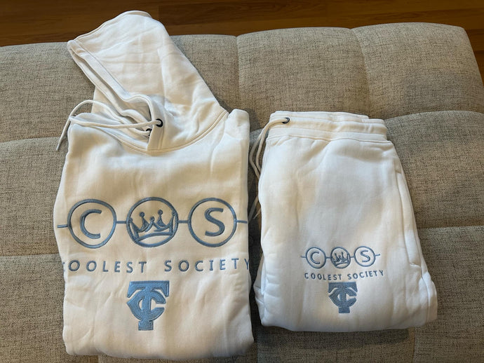 White TC CMK Joggers